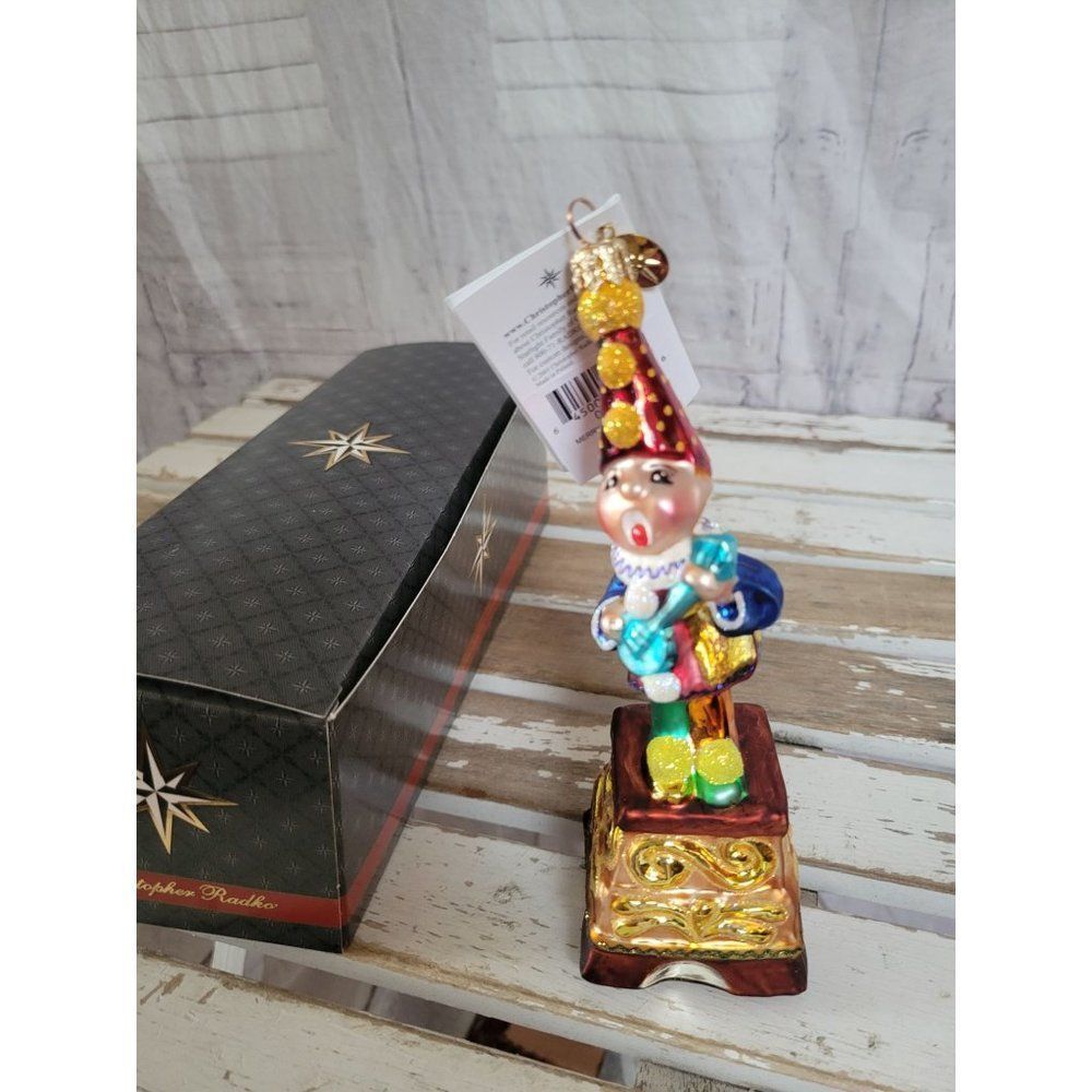 Radko Merry melodies 3 banjo singing‎ ornament Xmas holiday tree